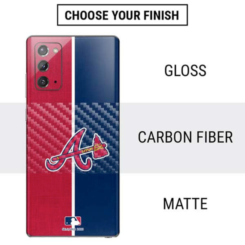 MLB Atlanta Braves Split Galaxy Note20 5G Skin